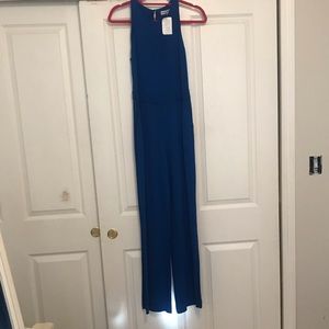 Classic Blue Silvia Solid Jumpsuit